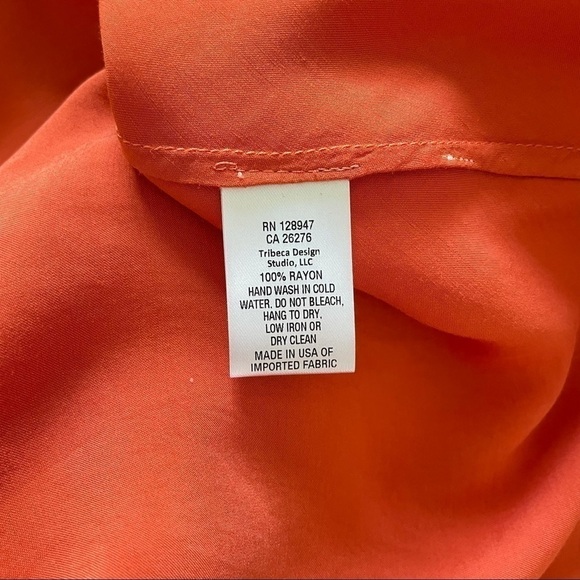 Nili Lotan Short Cami Dress in Burnt Orange - Picture 11 of 11